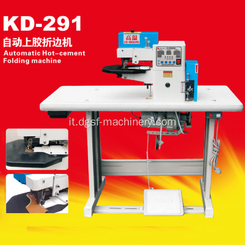 Kanda Shoe Machine KD-291 incollaggio automatico e macchina pieghevole Juwang Calco automatico incollata incollata e pieghevole MA